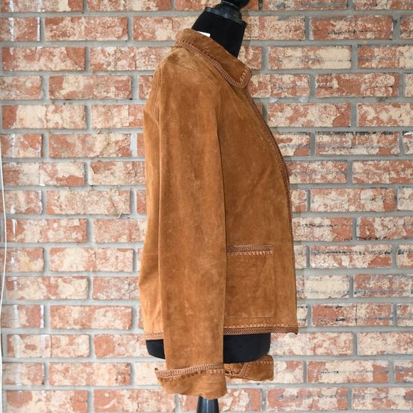 CHRISTOPHER & Banks Suede Jacket - Picture 3 of 7